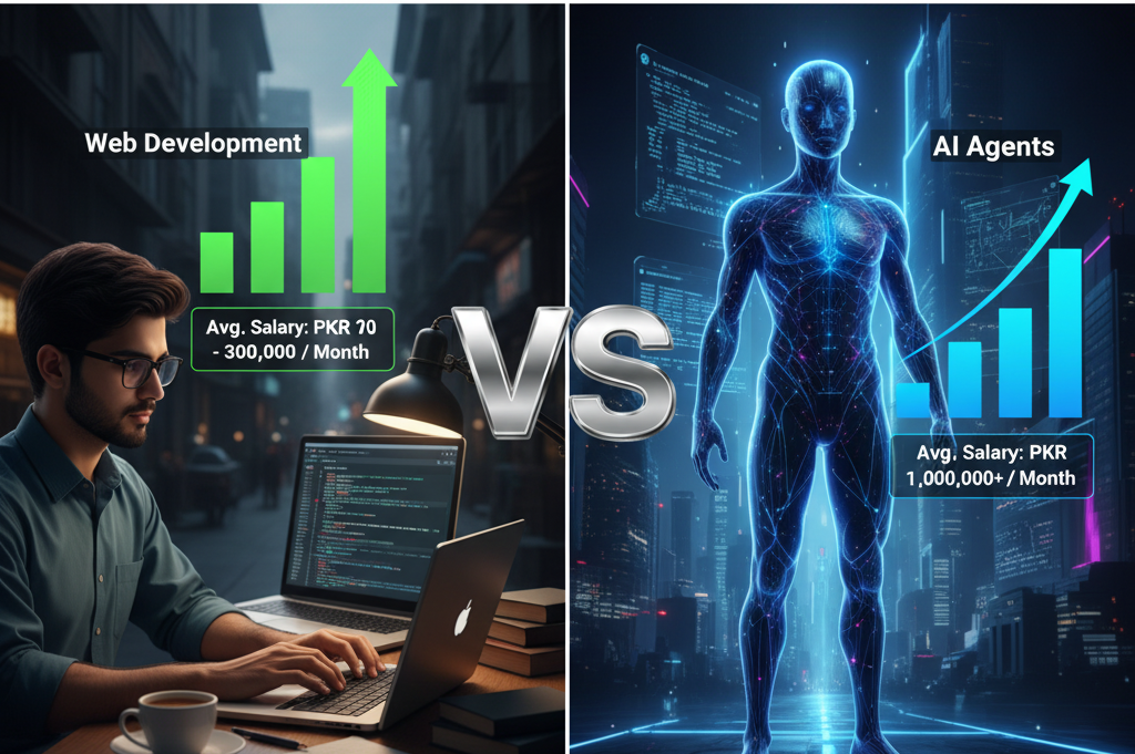 Web Development vs AI Agents Salary Pakistan 2026